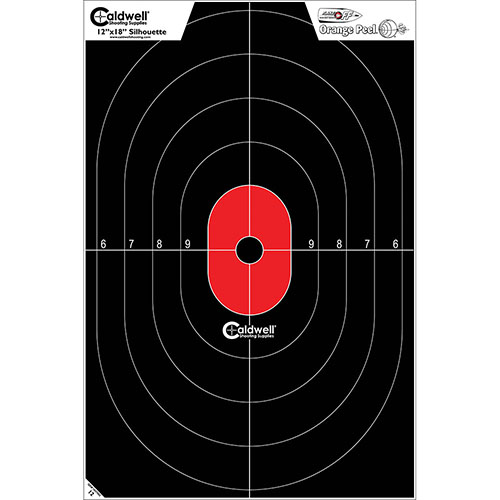 Verbessere deine Schießfähigkeiten mit den Caldwell Silhouette Targets 🎯! Hochsichtbare Flake Off-Technologie für präzise Treffererkennung.