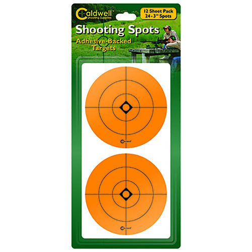 Verbessere dein Schießen mit Caldwell Orange Shooting Spots! 🎯 12 Blätter für präzise Zielpunkte auf jedem Ziel.