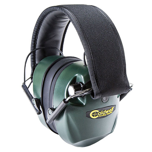 Entdecke den Caldwell E-Max Gehörschutz 🎧! Ideal für Schützen, verstärkt er Geräusche unter 85 Dezibel und schützt dein Gehör.