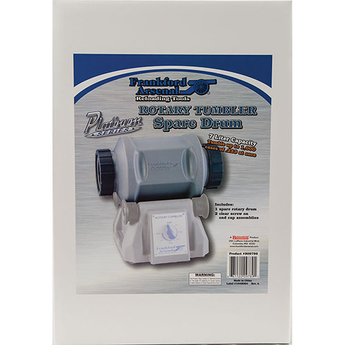 Erweitere deine Kapazität mit dem Frankford Arsenal Platinum Series Rotary Tumbler Spare Drum! 🔧 Perfekt für Hochkapazitäts-Wiederlader.