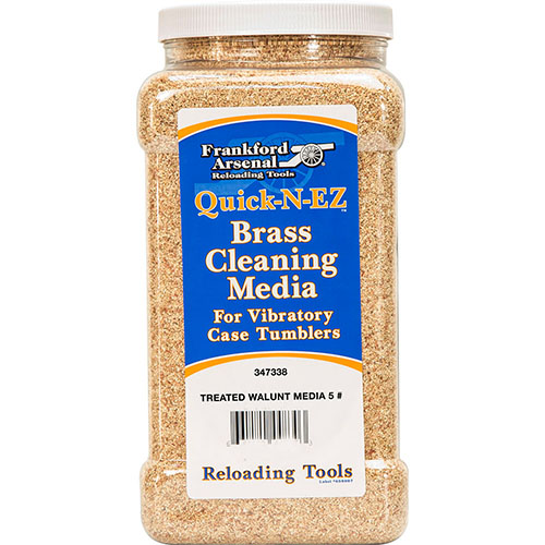 Entdecke das Frankford Arsenal Brass Cleaning Media – 5 lbs Walnuss-Hülsenreinigung für beste Ergebnisse! 🌰 Ideal für deine Hülsentumbler!