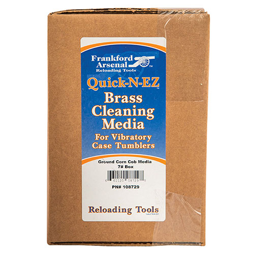 Reinige deine Hülsen effektiv mit Frankford Arsenal Brass Cleaning Media! 🌽 7 lbs. Corn Cob Media für glänzende Ergebnisse.