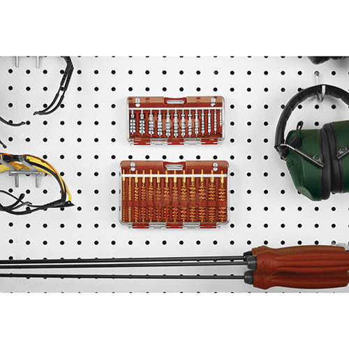 Entdecke das 13-teilige Tipton Ultra Jag / Brush Set 🛠️ für präzise Reinigung von Kalibern .17 - .45 in einer praktischen Box!