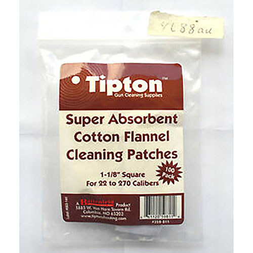 Entdecke die Tipton Patches für die Laufreinigung! 🧼 100% Baumwolle, perfekt für 22-270 Kaliber. Hol dir jetzt deine 1,13