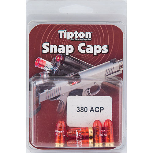 Sichere deine Waffe mit Tipton Snap Caps für 380 ACP! Ideal zum Testen und Anpassen des Abzugswiderstands. ✨ Hol dir dein 5er-Pack!