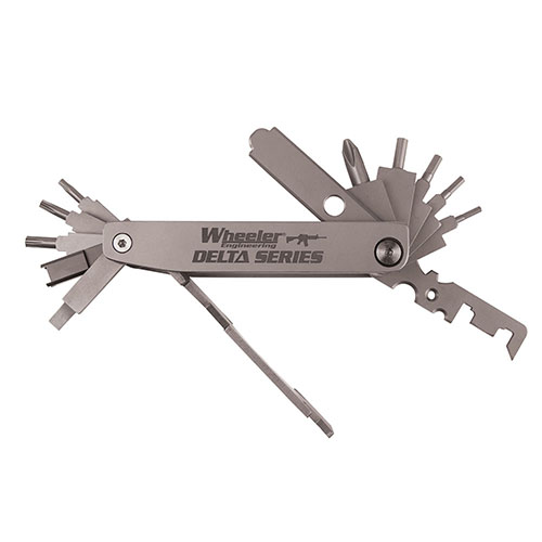 Entdecke das Wheeler Delta Series Compact AR Multi-Tool 🛠️ – dein praktischer Begleiter für den Schießstand, langlebig und vielseitig!