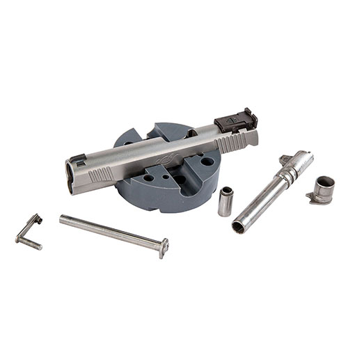 Der Wheeler Universal Bench Block aus Urethan ist ideal für deine M1911-Pistole und andere Feuerwaffen. ✨ Perfekt für präzises Arbeiten!