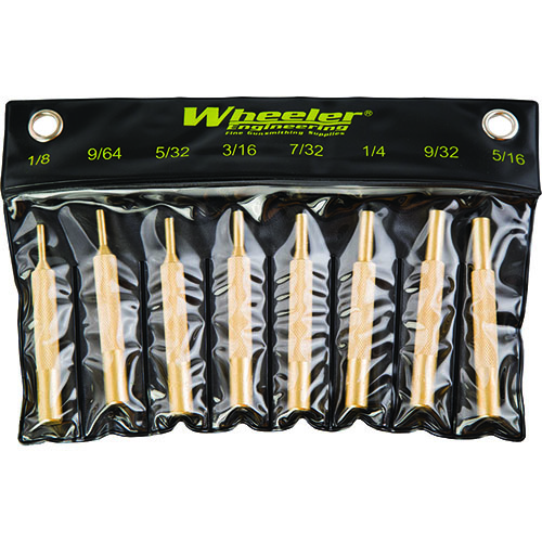 Entdecke das Wheeler Brass Punch Set 🛠️ mit 8 verschiedenen Größen für präzises Arbeiten. Ideal für deine Projekte!