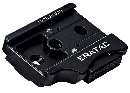 Mit dem ERATAC Adapter kannst du einen Standard $1/4$"-20 Gewinde in einen ERA-TAC Slider für ARCA-Schienen umwandeln - perfekt für deine Ausrüstung!