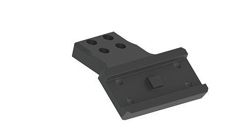 Die ERATAC Aimpoint Mount ermöglicht dir die seitliche Montage von Aimpoint Rotpunktvisieren im 20° Winkel und passt perfekt auf die universelle Schnittstelle.
