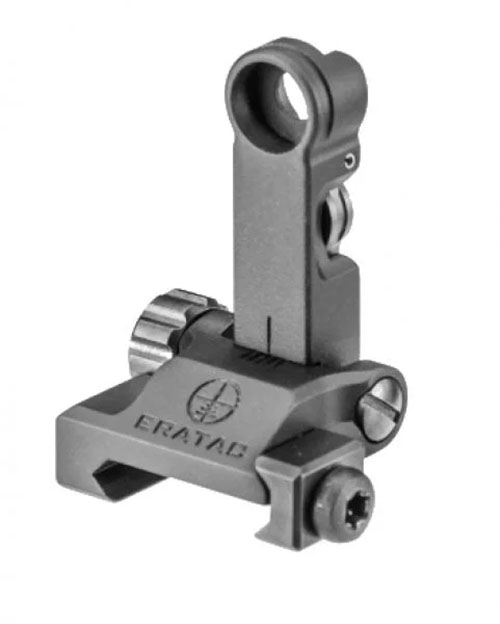 Die ERATAC Backup Sights bieten eine ultra-niedrige Bauhöhe, werkzeuglose Höhenanpassungen und sind 100% rostfrei – perfekt für jede Situation!