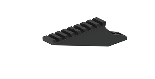 Die ERATAC T7 Wilcox Picatinny Mount bietet eine robuste und zuverlässige Lösung zur sicheren Befestigung von Zubehör, erhältlich in zwei Höhen für optimale Ausrichtung.
