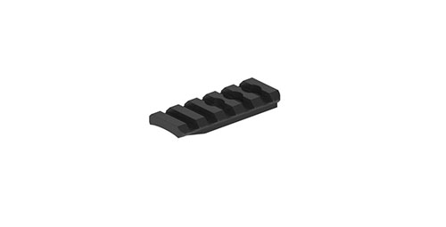Die ERATAC T7 Picatinny Mount 55mm bietet eine robuste Lösung für die sichere Montage von Zubehör, erhältlich in zwei Höhen für optimale Ausrichtung und Ergonomie.