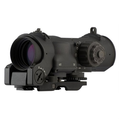 Entdecke das ELCAN 1-4x32mm Illuminated Sight 🔭 mit Dual-View und optimiertem Augenabstand für präzises Zielen in jeder Kampfumgebung.