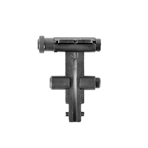 Verbessere deine AK mit dem verstellbaren AK-Visier von GERMAN TACTICAL SYSTEMS, das Wind- und Höhenverstellung bietet für präzises Zielen und schnelle Anpassungen.