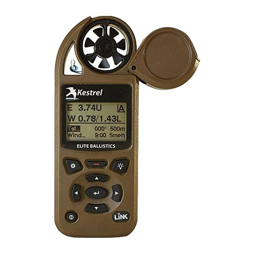 Der Kestrel 5700 Elite misst 15 Umweltparameter, bietet Zugriff auf die Litz-Bibliothek und ermöglicht präzise Ballistikberechnungen in der Handfläche.