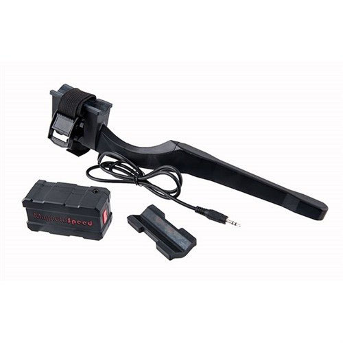 Der MagnetoSpeed Sporter Chronograph bietet eine einfache Bedienung mit Ein-Knopf-Display, drei Empfindlichkeitseinstellungen und eine schnelle Montage für präzise Geschwindigkeitsmessungen.