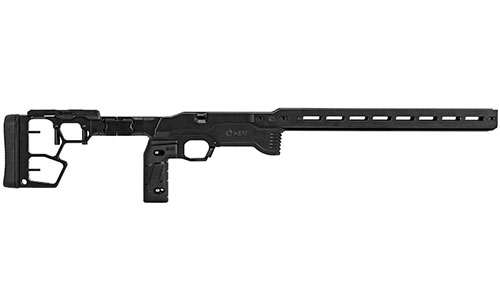 Das ACC Premier GEN2 Chassis bietet Stabilität, Anpassungsfähigkeit und einfache Montage für präzises Schießen bei Rimfire-Wettkämpfen.