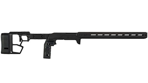 Das ACC Premier GEN2 Chassis bietet Stabilität, Anpassungsfähigkeit und einfache Installation für präzises Schießen bei Rimfire-Wettbewerben.