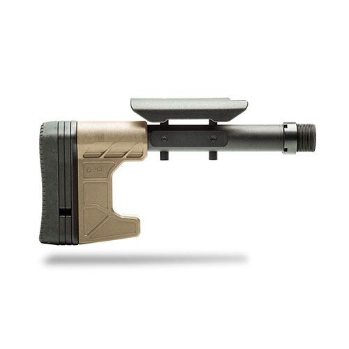 Entdecke den MDT Composite Carbine Stock in FDE! 💪 Robuster, leichter Polymer-Schaft für AR-15 mit Anpassungsmöglichkeiten. Jetzt anpassen!