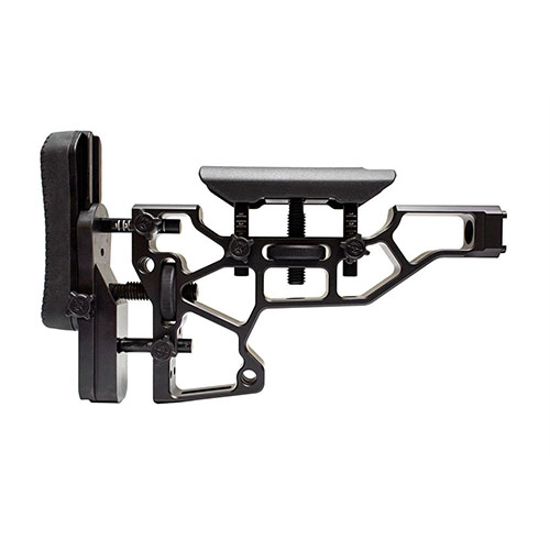 Erlebe den Komfort des MDT Elite Fixed Rifle Stock für ACC/ESS Chassis! ✨ Werkzeuglose Anpassungen für perfekte Schießposition und Leistung.