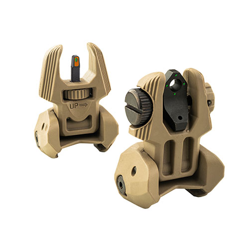 Entdecke das MEPRO FRBS Visier-Set mit Tritium für optimale Sicht bei Tag und Nacht! 🌟 Vertraue auf sekundäre Ziele bei Ausfall der Optiken.