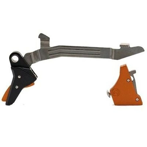 Der TIMNEY GLOCK TRIGGER für Gen 3-4 bietet ein präzises Abzugsgewicht von 3 lb, ideal für G20, G21, G29, G30, G40 und G41. Perfekt für Wettkämpfe!