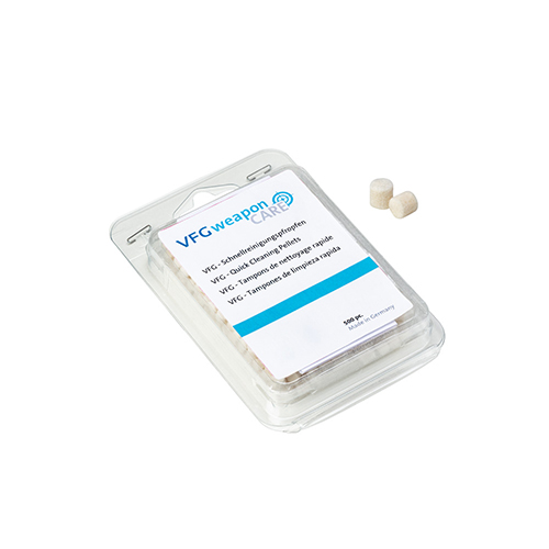 Entdecke die VFG Schnellreinigungs-Propfen für Kal. 4,5/.177! 🛠️ 500 Stück für eine effektive Reinigung deiner Waffe.