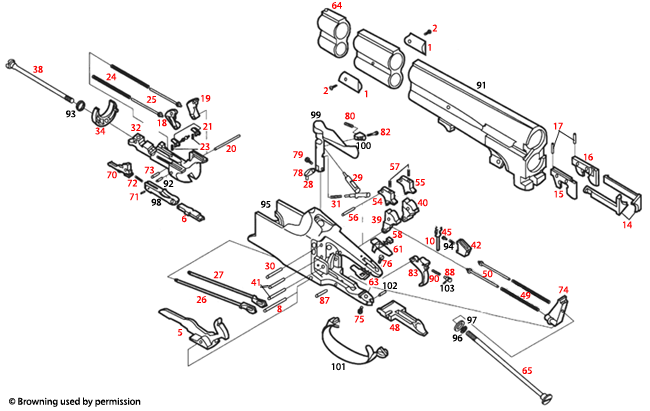 Browning® Superposed, Blue 