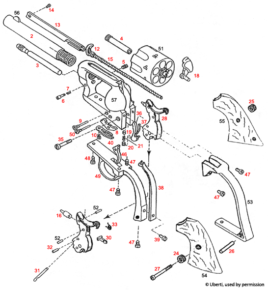 Uberti® 1873 Cattleman Bisley Flattop 