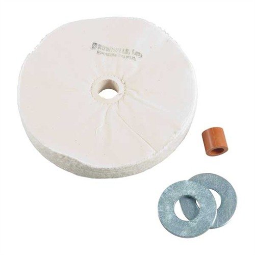 Entdecke die 1" dicken Loose Muslin Wheels von BROWNELLS! Ideal für dein Projekt 🛠️ – einfach zu handhaben und wirtschaftlich.