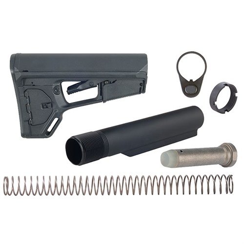Entdecke den AR-15 ACS-L Stock für mehr Beweglichkeit und Komfort. 🛠️ Leicht, anpassbar und ideal für dein nächstes Abenteuer!