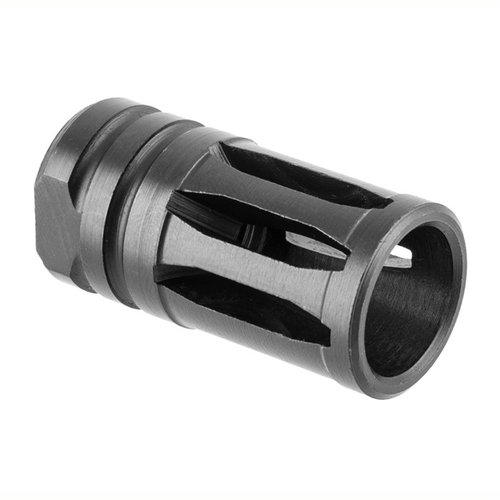 Entdecke den AR-15 A2 Flash Hider 🔥 aus 4140 Stahl mit 1/2-36 Gewinde. Perfekt für dein 9mm Gewehr! Jetzt bei BROWNELLS!