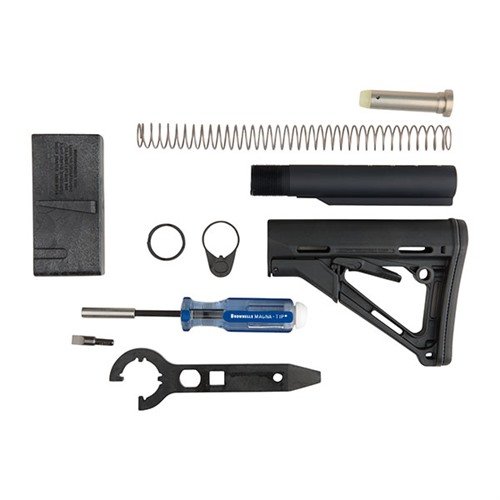 Montiere das Magpul CTR an deinem AR-15 mit diesem kompletten Set! 🔧 Alles, was du brauchst, in einem Paket von BROWNELLS.