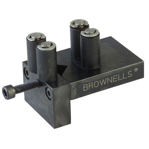 Präzise Schraubenschlitze schneiden mit dem SCREW SLOT FIXTURE von BROWNELLS. ✂️ Ideal für Anpassungen und Reparaturen an deiner Waffe!