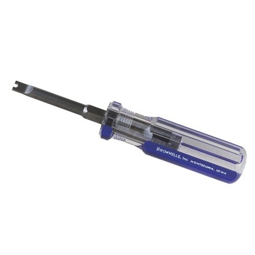 Erlebe mit dem SHOTGUN MAINSPRING TOOL von Brownells 🚀 einen stressfreien Federwechsel bei Doppelbock-Schrotflinten. Effizient und robust!