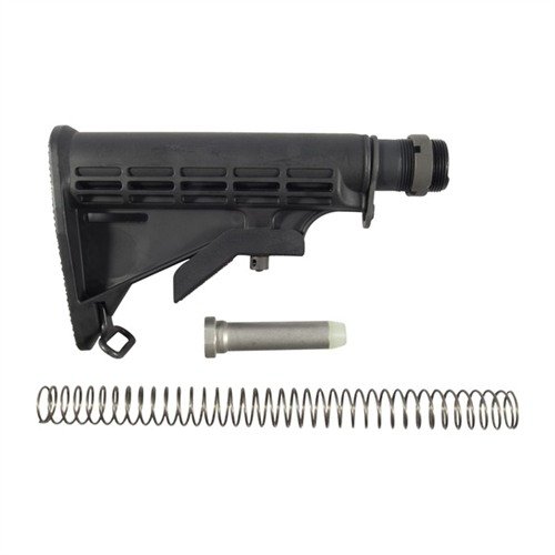 Entdecke den AR-15 Stock Assy Collapsible von BROWNELLS! 🔧 Robuste Materialien und sechsstufige Längenverstellung für optimalen Komfort.