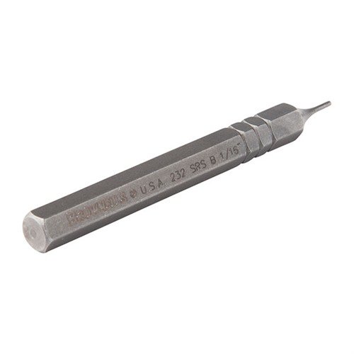 Entferne mühelos Rollstifte mit den PREMIUM ROLL PIN STARTER PUNCHES von BROWNELLS. 🛠️ Härtete Stahl für präzise Ergebnisse!