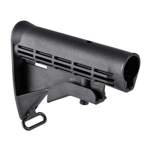 Entdecke den verstellbaren M4 Buttstock von Brownells! ✨ Ideal für AR-15s, robust und im militärischen Stil. Jetzt kaufen!