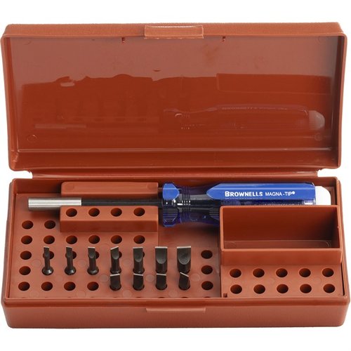 Entdecke das STANDARD MAGNA-TIP® SET von Brownells! 🔧 Perfekte Bits für Schrauben, ideal für Büchsenmacher und Heimwerker. Hol dir jetzt das Set!