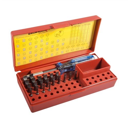 Entdecke das MAGNA-TIP 22 Bit Starter Set von BROWNELLS! 🔧 Perfekt für präzises Arbeiten mit hohlgeschliffenen Bits für maximale Kraft.