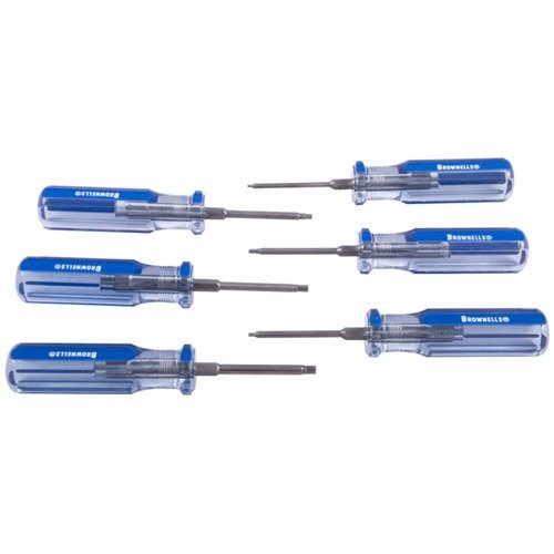 Entdecke das ALLEN HEAD FIXED-BLADE SCREWDRIVER SET von BROWNELLS! 🔧 Präzise Kontrolle für deine Waffenanwendungen und mehr Drehmoment für hartnäckige Schrauben.