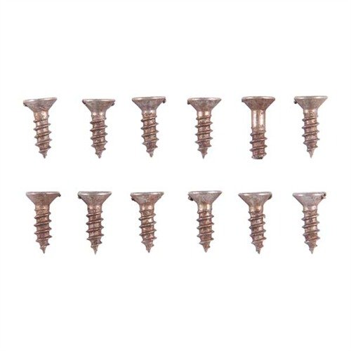 Entdecke das UNPLATED STEEL FLAT HEAD WOOD SCREW KIT von BROWNELLS! 🔩 Perfekt für deine Projekte, ohne Plattierung. 12 Stück in einer praktischen Box.