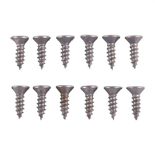 Entdecke das UNPLATED STEEL FLAT HEAD WOOD SCREW KIT von BROWNELLS! 🔩 12 robuste Holzschrauben für deine Projekte – perfekt für Senkbohrungen!