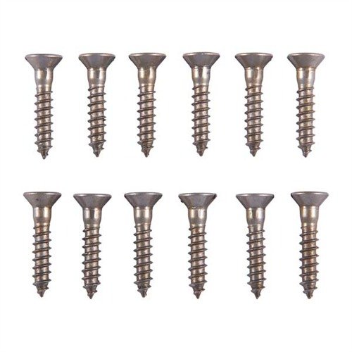 Entdecke das UNPLATED STEEL FLAT HEAD WOOD SCREW KIT von BROWNELLS 🛠️! Ideal für Holzprojekte mit 12 robusten Schrauben in verschiedenen Größen.