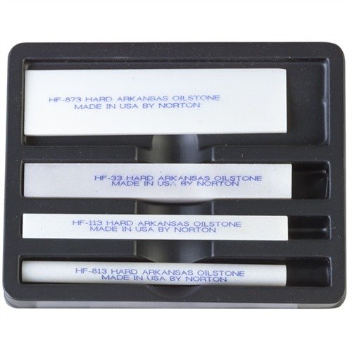 Entdecke das GUNSMITH'S PREMIUM ARKANSAS STONE FILE SET von BROWNELLS! 🛠️ Perfekt für präzise Arbeiten an Abzügen und Schlagstücken.