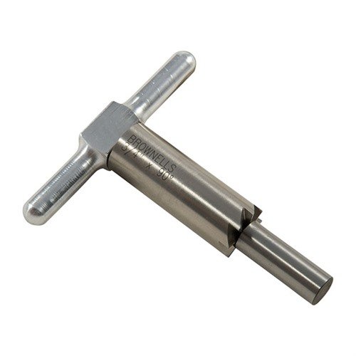 Entdecke den 90° MUZZLE FACING CUTTER von BROWNELLS! 🛠️ Ideal für präzises Kürzen und Reparieren von .45 Mündungen. Jetzt kaufen!