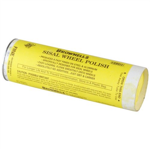 Erziele mit dem SISAL WHEEL POLISH von Brownells ein schnelles und streifenfreies Finish auf Stahl. ✨ Perfekt für jeden Polierbedarf!
