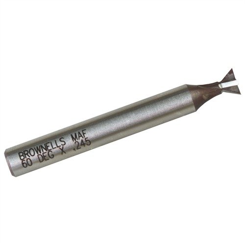 Entdecke den präzisen FRONT SIGHT INSERT CUTTER von BROWNELLS! ✂️ Ideal für Schwalbenschwänze in Visierschneidklingen. Perfekte Ergebnisse garantiert!