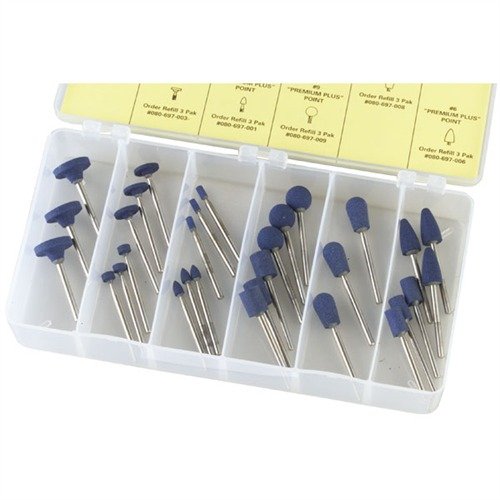 Entdecke das PREMIUM GRINDING POINT KIT von Brownells! 🛠️ Hochwertige Schleifpunkte für perfekte Oberflächen auf Metall. Langlebig und effizient!